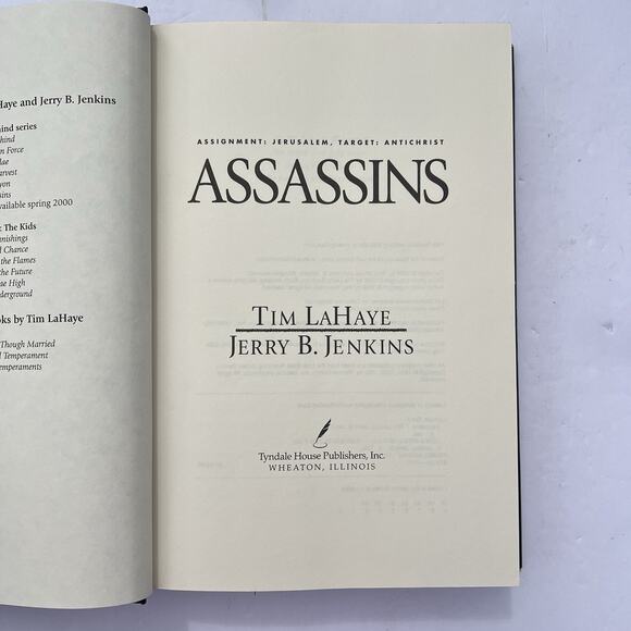 Left Behind Series Hardcover Book 6 Assassins by Tim LaHaye and Jerry B Jenkins - Picture 3 of 7